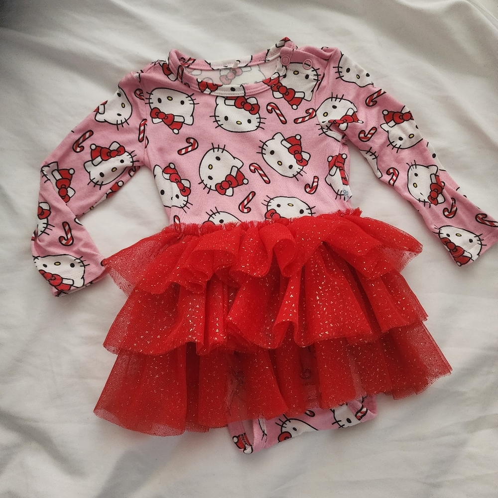 Hello Kitty Christmas Posh Peanut Tulle Dress